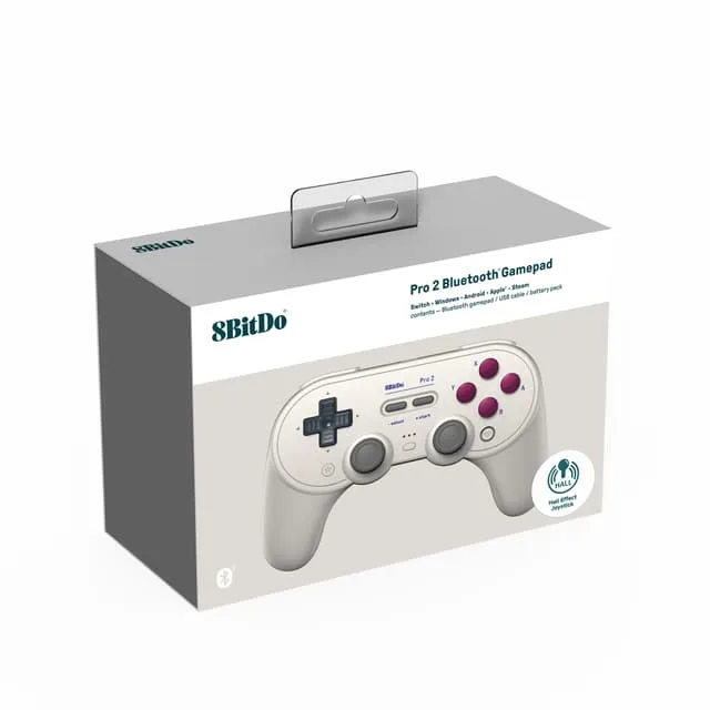 8BitDo PRO 2 G Classic Hall Edition trådlös spelkontroll