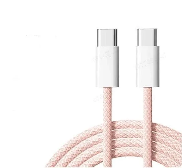 NÖRDIC 0,5m USB 2.0 USB-C till C kabel för iPhone 15/15 Pro/15 Plus/15 Pro Max