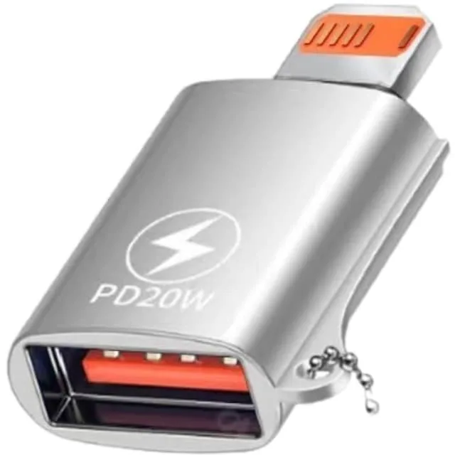 Nördic USB-A 3.1 OTG hona till Lightning hane adapter