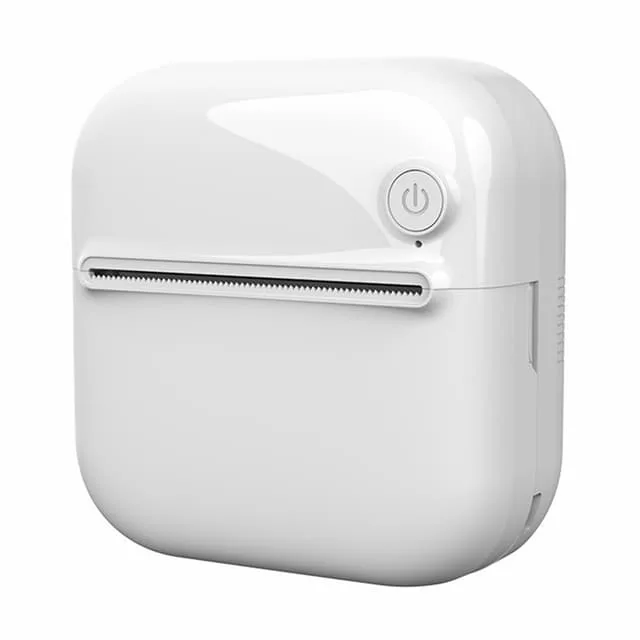 MTK Bluetooth fotoskrivare Bärbar trådlös kontorsmemo-skrivare