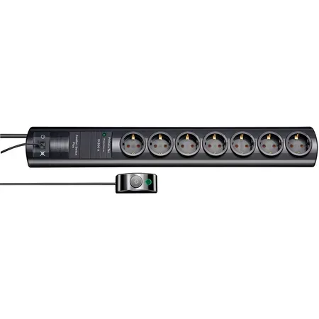 Brennenstuhl Primera-Tec Comfort Switch Plus överspänningsskydd 7 uttag