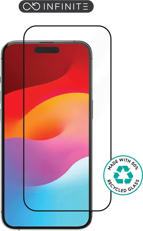 Skärmskydd eSTUFF Titan Shield Full Cover Glass, iPhone 15