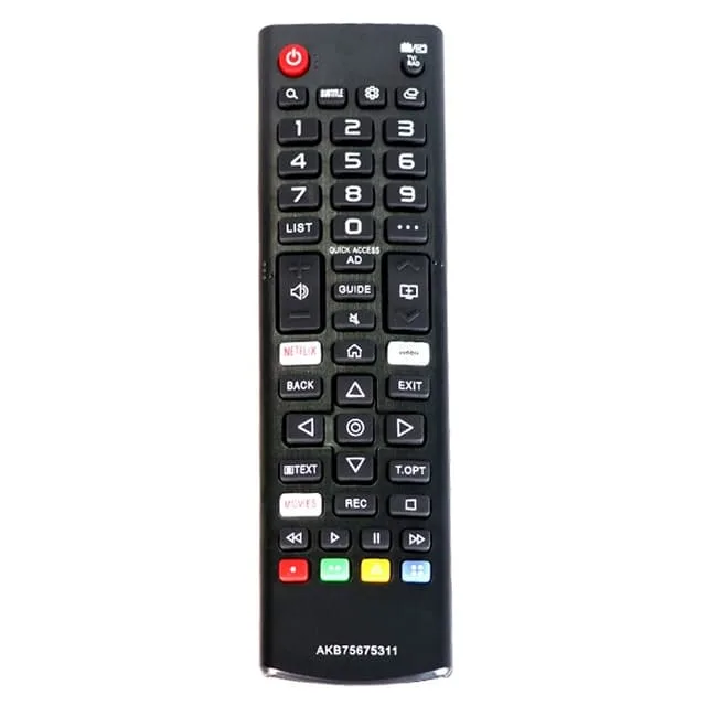 TV fjärrkontroll Ersättning för AKB75675311 LG TV