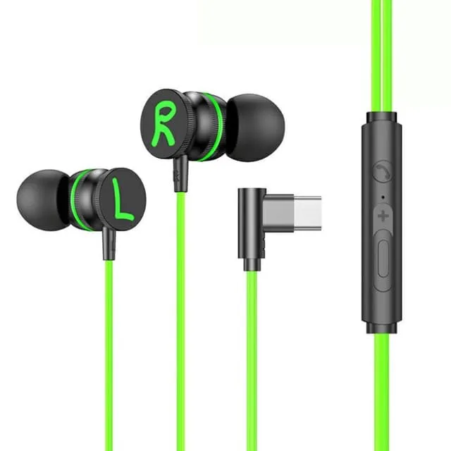 MTK USB-C Hörlurar med Mic Magnetic In-ear Gaming Hörlurar