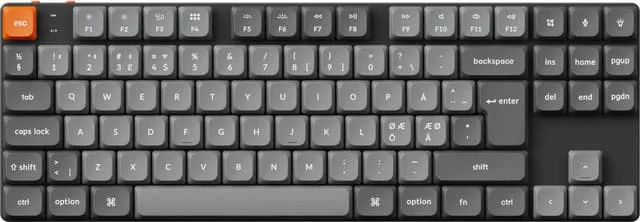 K1 Max - Low profile Gateron Red