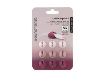 Bluelounge CableDrop Mini Magnetisk Rød
