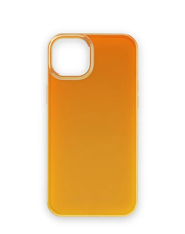 iDeal of Sweden Clear Case iPhone 15 Plus Orange