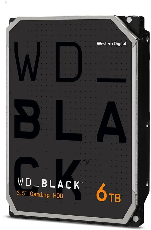 Western Digital 6 TB WD Black, 7200 rpm, 128 MB cache SATA3