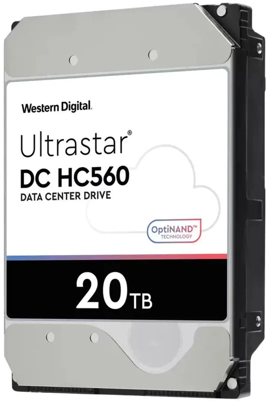 20 TB Western Digital Ultrastar DC, 7200 rpm, 512 cache, SATA3, DataCenter Drive 24/7-drift