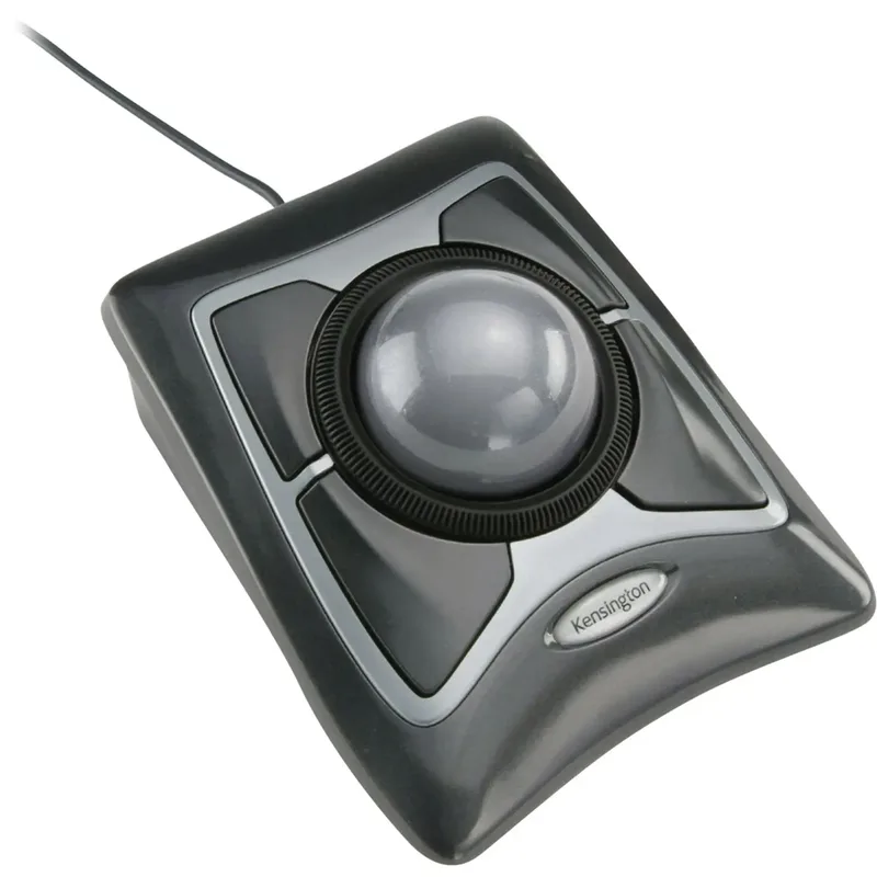 Kensington Expert Trackball USB Optisk Grå 4 Knappar Handlovsstöd