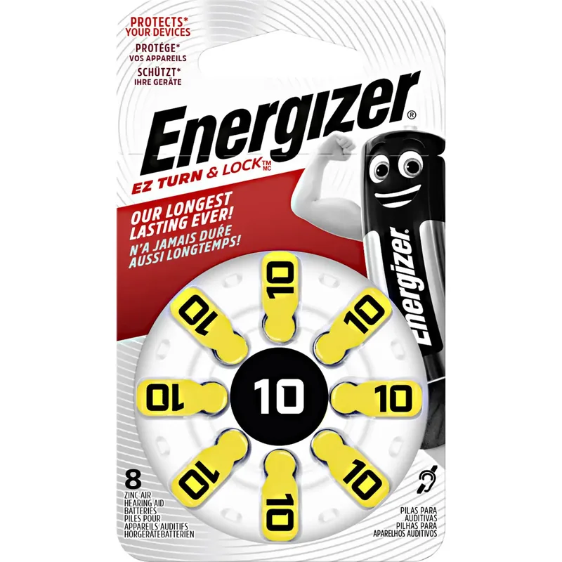 Energizer PR70 zink-luftbatteri typ 10, 1,4 V