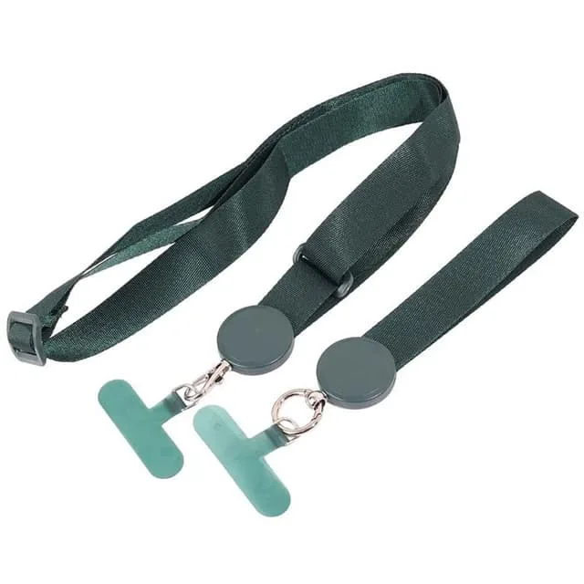 Mobilhalsband 2i1 med fästbricka