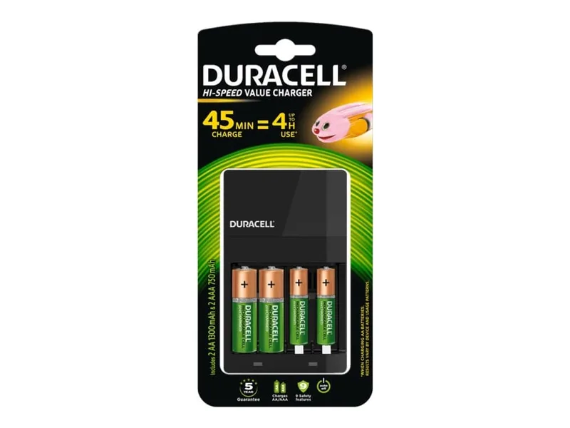 Duracell High-Speed Value CEF14 batteriladdare