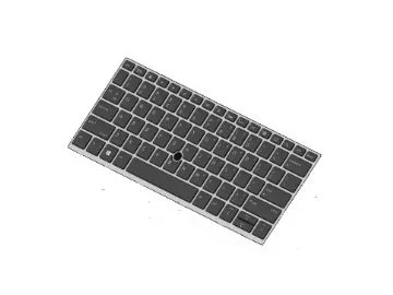 HP L15500-A41, Tangentbord, Belgiskt, Tangentbord med bakgrundsbelysning, HP, EliteBook 830 G5