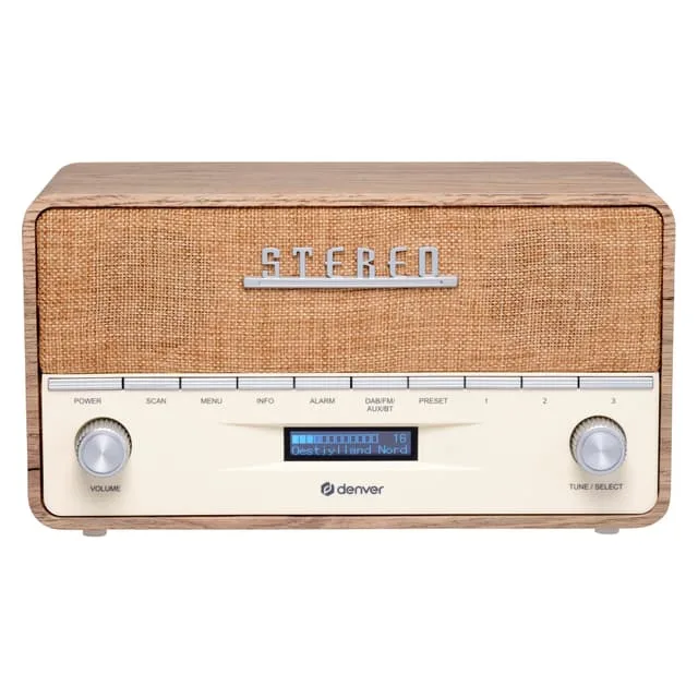 DAB+ digital retro radio med Bluetooth-funktion DAB-36LW