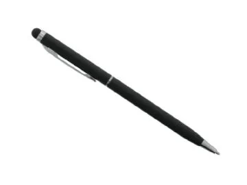 Touchpen med kuglepen - sort
