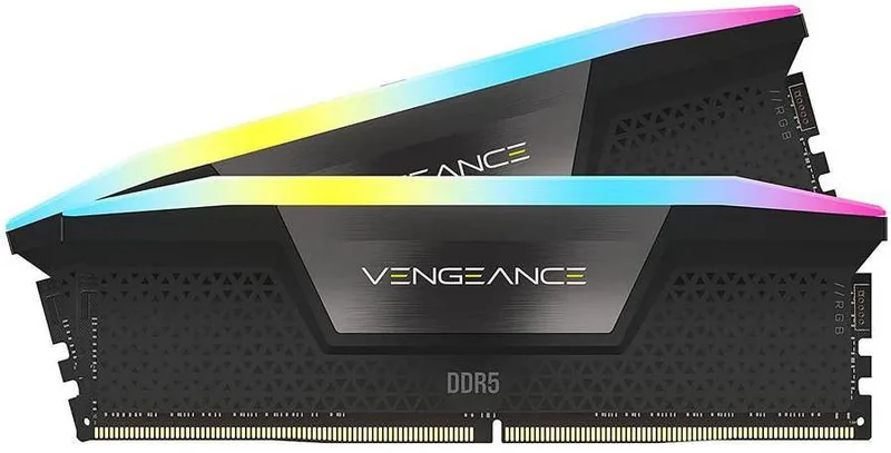 32 GB (2x16GB) DDR5-5600 Corsair Vengeance CL40, XMP