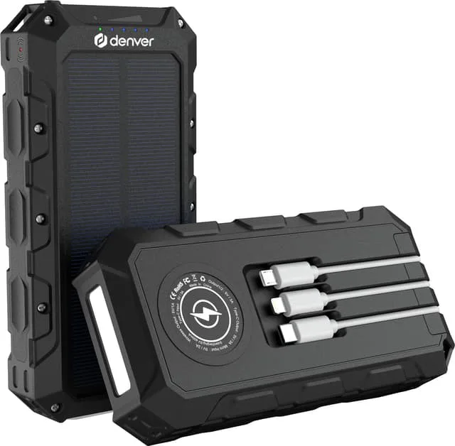 Denver 20000mAh Solar powerbank
