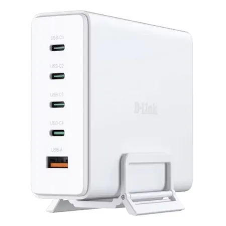 D-Link DCF-241 universalladdare för mobil, vit, snabbladdning