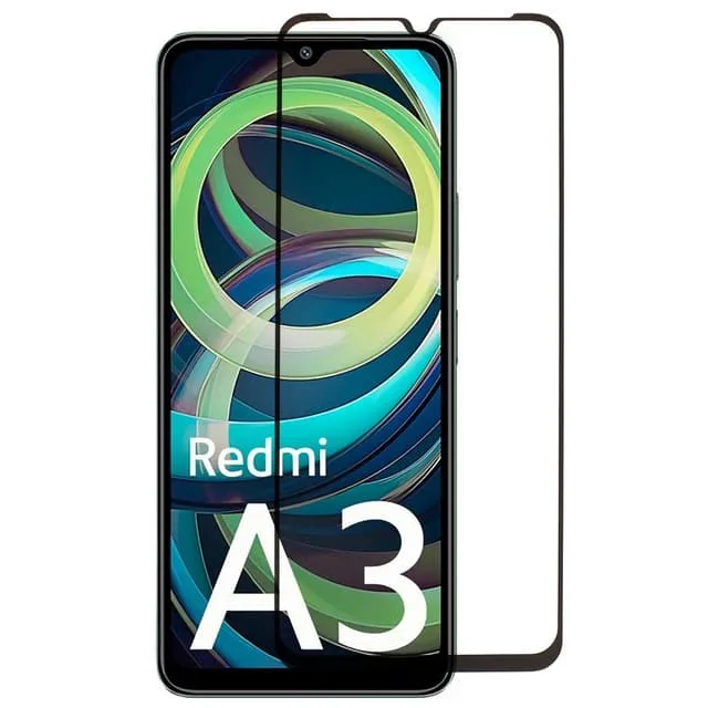 Skalo Xiaomi Redmi A3 Heltäckande Skärmskydd Härdat Glas