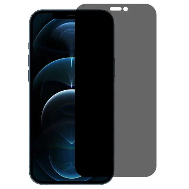 SKALO iPhone 12 Privacy Skärmskydd Härdat Glas