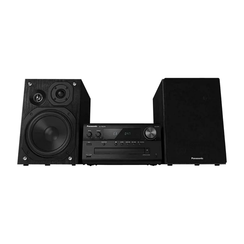 Panasonic SC-PMX90EG-K stereosystem med radio, CD och Bluetooth, svart