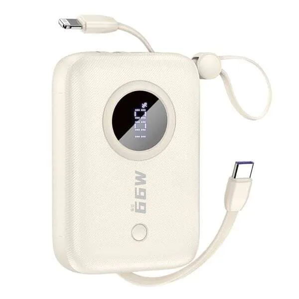 24 Powerbank 10000mAh med USB-C och Lightning-kabel