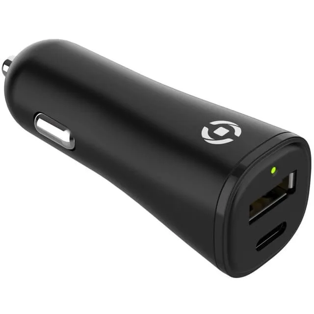 Celly Planet Billaddare USB-A + USB-C 32W