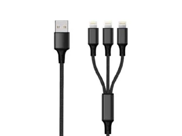 2GO 797155, 1,5 m, USB B, USB C/Micro-USB B/Lightning