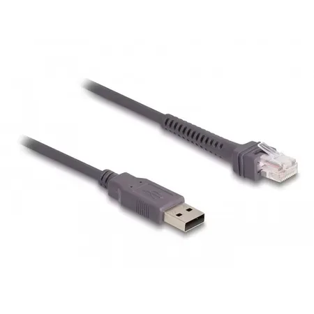 Delock USB-A till RJ-50-kabel för streckkodsläsare