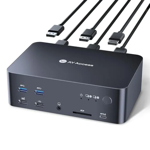 AV Access Dockningsstation och KVM-switch