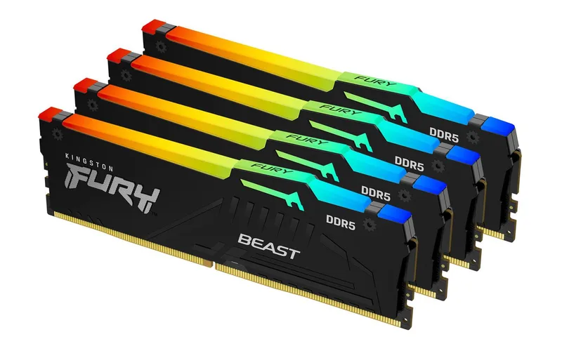 Kingston FURY Beast 128GB:4x32GB DDR5 RAM 2600MHz