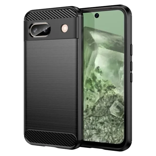 MTK Karbon fiber Texture Skal TPU till Google Pixel 8a