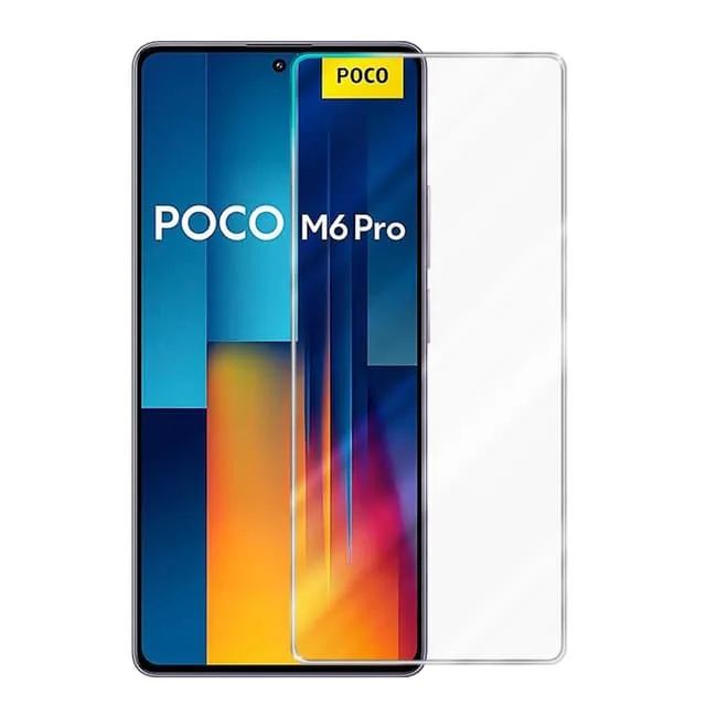 Xiaomi Poco M6 Pro Skärmskydd Skyddsglas Skyddsfilm