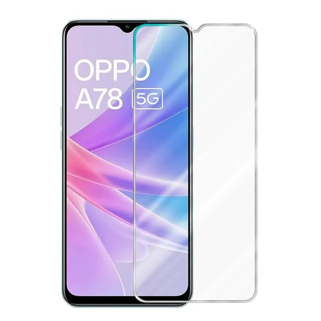 Cadorabo OPPO A78 5G Skyddsglas Skyddsfilm Skärmskydd