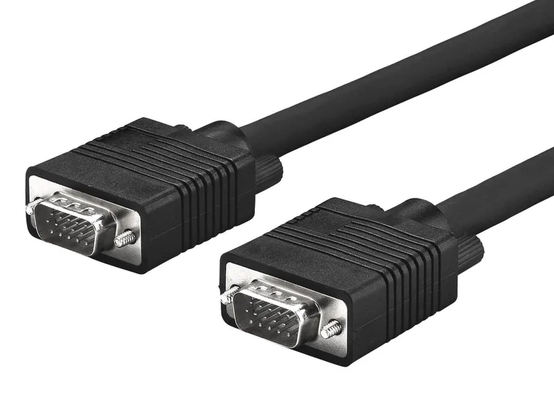VGA-kablage dubbelskärmat HD15 ha-ha, MicroConnect, 5 m