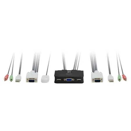 LevelOne KVM-0223 KVM-switch 2 datorer