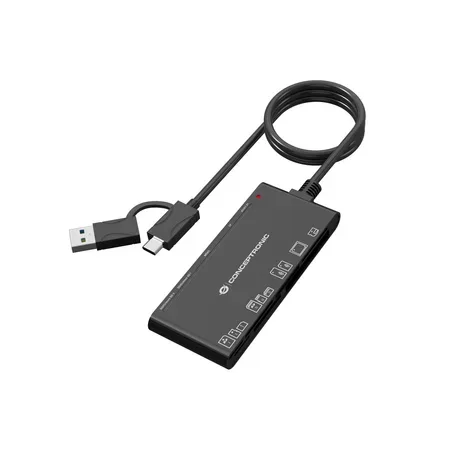 Conceptronic 7-in-1 minneskortläsare USB 3.0, SD, microSD, CF