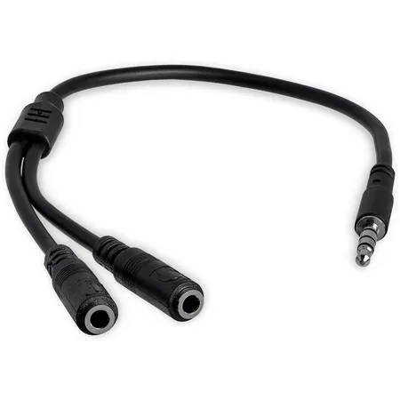 StarTech.com 4-positions till 2x 3-positions 3,5 mm headsetsplitter