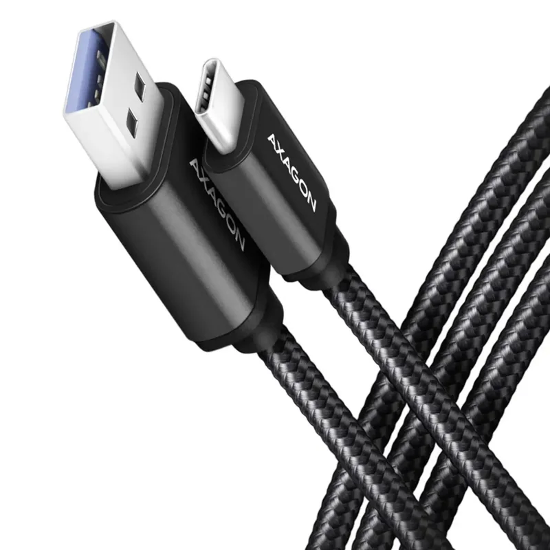 Axagon BUCM3-AM10AB USB-kabel, USB-C till USB-A, USB 3.2 Gen 1, 1 m