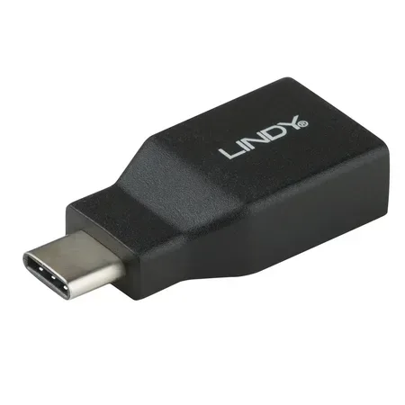 Lindy 41899 könsbytare USB 3.1-C till USB 3.1-A svart