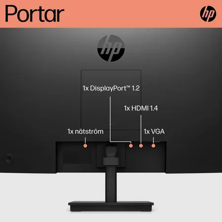 HP P24 G5 skärm, 23,8", Full HD, IPS