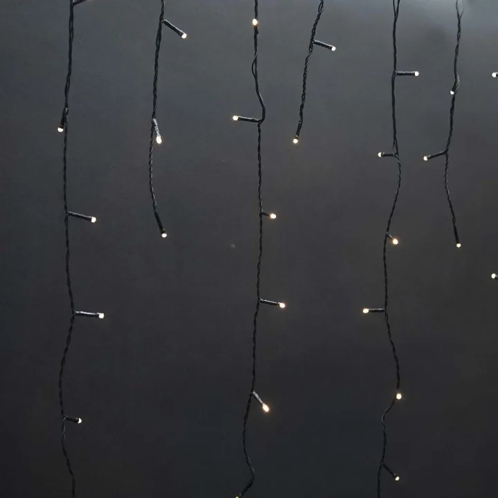 Nedis dekorativa istappsljus, 180 LED, varm vit, 5.90 m