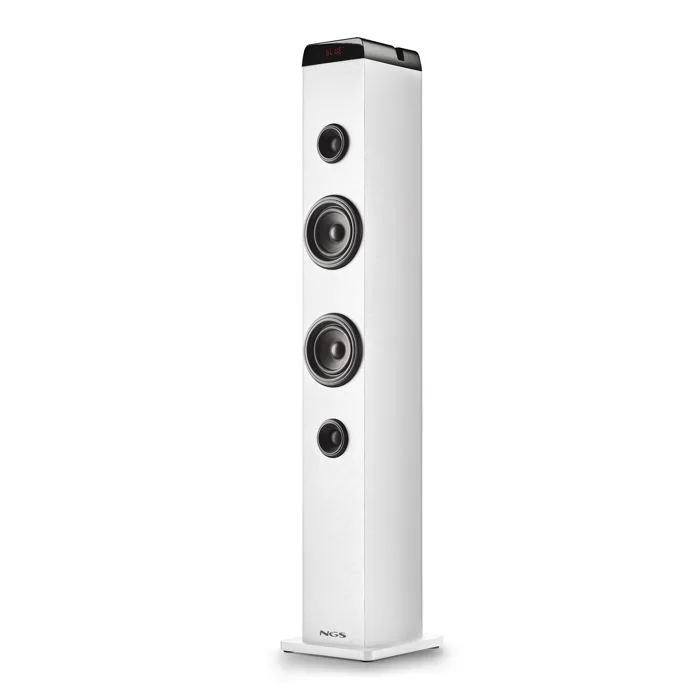 NGS Sky Charm Pro högtalare 80 W Bluetooth Vit