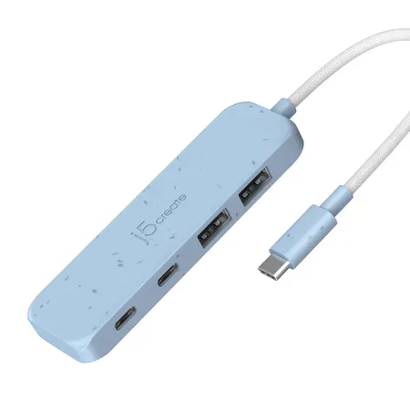 j5create JCH342EC miljövänlig USB-C-hubb med 4 portar, Gen 2