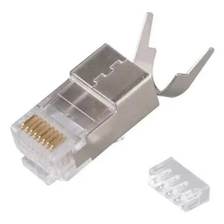 Equip RJ45-kontakt Cat.8 skärmad, 50-pack, grå
