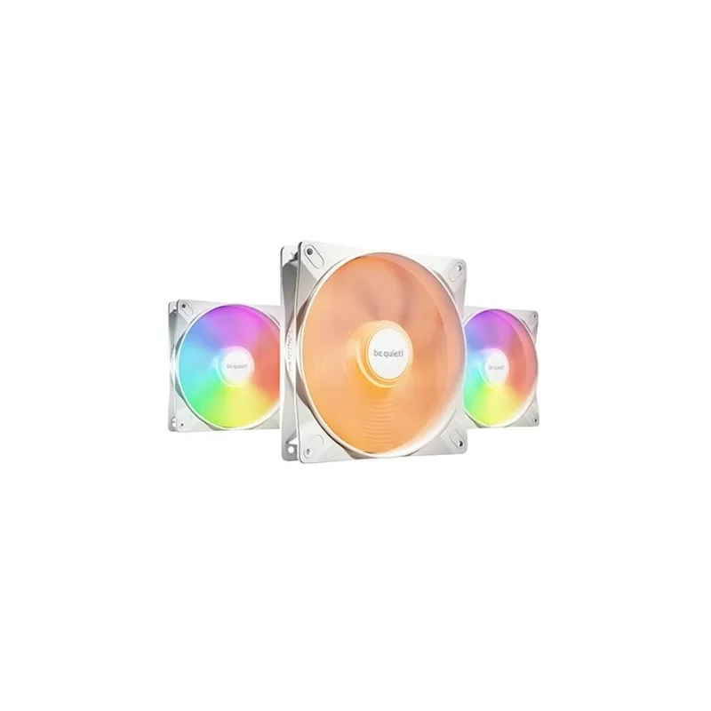 be quiet! Light Wings LX PWM-fläkt, 140 mm, 3-pack, vit