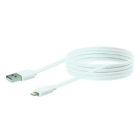Schwaiger PROFESSIONAL Lightning-kabel 2 m vit