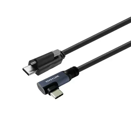 Vivolink USB-C till USB-C-kabel, vinklad