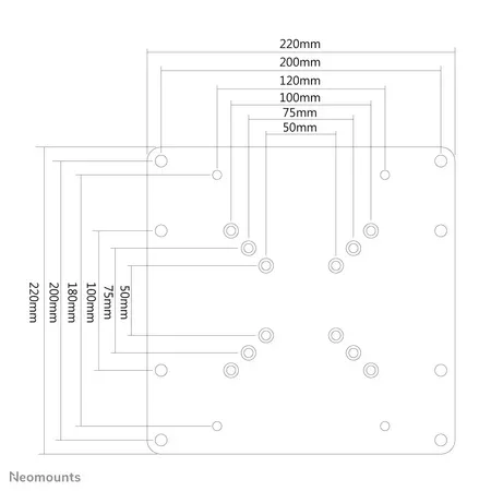 Neomounts FPMA-VESA200 monteringskomponent